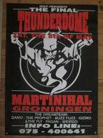 The Final Thunderdome 1993 Groningen Grote Poster, Verzamelen, Ophalen of Verzenden, Zo goed als nieuw, Rechthoekig Staand, Muziek