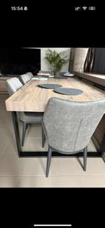 Eikenhouten tafel, Ophalen, 100 tot 150 cm, Eikenhout, Nieuw