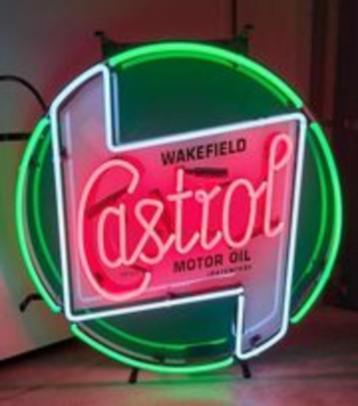 Castrol olie reclame neon veel andere garage showroom neons beschikbaar voor biedingen