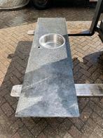 Marmer Keukenblad - Prachtig Natuursteen, Huis en Inrichting, Keuken | Keukenelementen, Ophalen, Gebruikt, 150 tot 200 cm, Minder dan 100 cm
