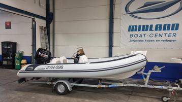 Nimarine MX 450 RIB (2021) met Suzuki DF40A en trailer beschikbaar voor biedingen