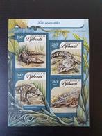 Djibouti 2016 Krokodillen Michel vel 834-837 postfris, Verzenden, Postfris, Dier of Natuur