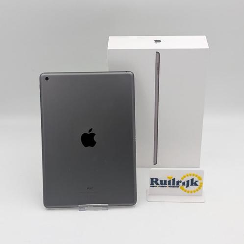 Apple iPad 7 128Gb Space Grey - Nette staat met doos, Computers en Software, Apple iPads, Zo goed als nieuw
