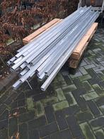 Gegalvaniseerde ijzeren kokers 38-38-2-240 mm, Doe-het-zelf en Verbouw, Metalen, Ophalen, Zo goed als nieuw, IJzer