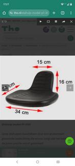 Ergoquip P1-200 stahulp / werkplaats kruk (Nieuw), Ophalen of Verzenden, Nieuw, Zwart, Bureaukruk