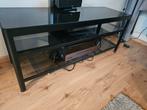 Glas en metaal tv meubel 120x40x50 cm, Huis en Inrichting, Ophalen, Zo goed als nieuw, Glas, Minder dan 100 cm