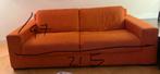 Gebruikte Oranje bank te koop, Ophalen, Gebruikt, Driepersoons