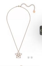 Swarovski ketting nieuw, Sieraden, Tassen en Uiterlijk, Kettingen, Ophalen of Verzenden, Nieuw, Roze, Overige materialen