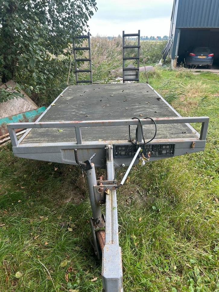 Plateauwagen / Machinetransporter, Zakelijke goederen, Agrarisch | Werktuigen, Ophalen of Verzenden