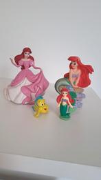 4 Disney poppetjes kleine zeemeermin, Verzamelen, Poppetjes en Figuurtjes, Ophalen of Verzenden, Zo goed als nieuw