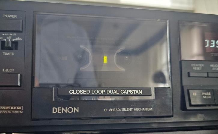 Denon DRM22 Dual Capstan 3 kops Dolby BC izgst. Garantie, Audio, Tv en Foto, Cassettedecks, Enkel, Overige merken, Tiptoetsen