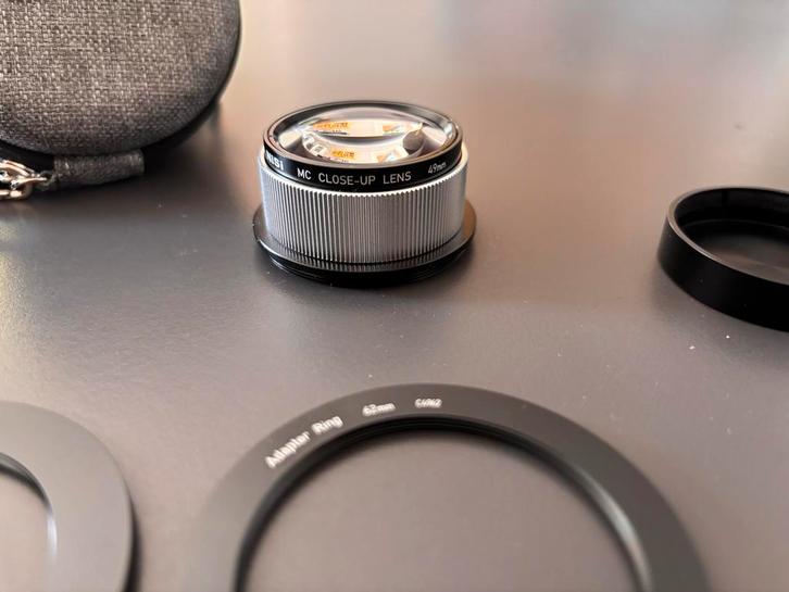 Nisi MC Close-Up Lens 49mm + Adapterringen, Audio, Tv en Foto, Fotografie | Lenzen en Objectieven, Zo goed als nieuw, Macrolens