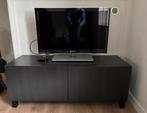 Ikea BESTA TV meubel zwart bruin, Ophalen, 100 tot 150 cm, Zo goed als nieuw, Minder dan 100 cm