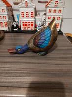 Vintage Sergio Bustamante Eend, Tuin en Terras, Tuinbeelden, Ophalen of Verzenden, Zo goed als nieuw, Metaal, Dierenbeeld