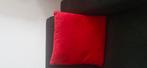 Kussen, Huis en Inrichting, Woonaccessoires | Kussens, Ophalen of Verzenden, Zo goed als nieuw, Rood, Vierkant