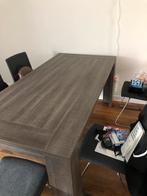 Grote grijze eettafel 180x90, Huis en Inrichting, Tafels | Eettafels, Ophalen, Gebruikt, 50 tot 100 cm, Vijf personen of meer