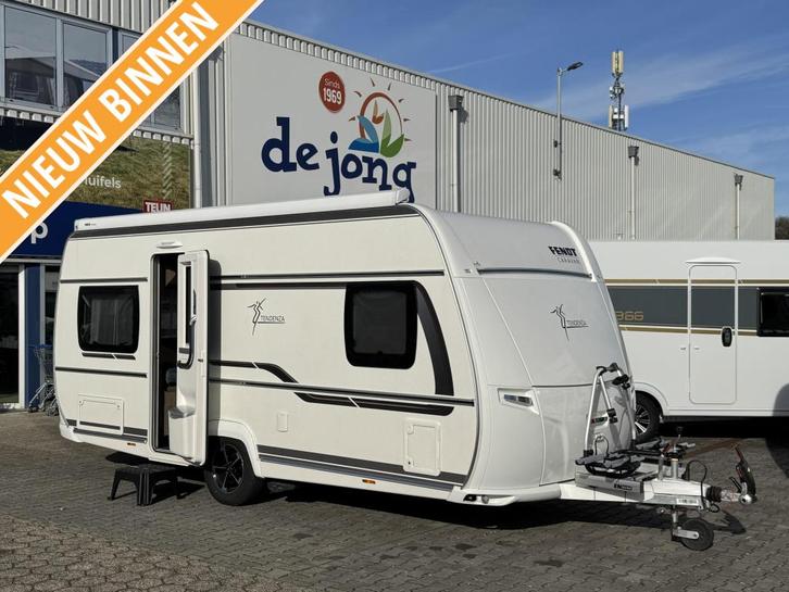 Fendt Tendenza 465 SFB -Mover -Thule -Isabella -, Caravans en Kamperen, Caravans, tot en met 4, 1250 - 1500 kg, Rondzit, Fendt