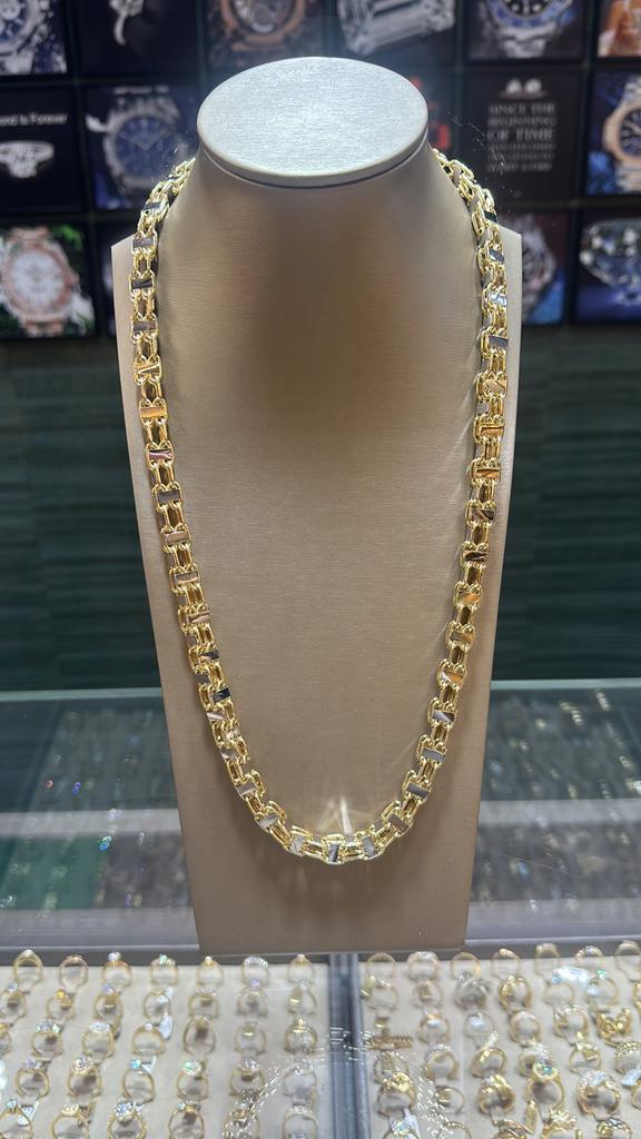 18KT Goud - 57.5 Gram - Ketting - MAGNUM - Mannenketting, Sieraden, Tassen en Uiterlijk, Kettingen, Nieuw, Goud, Goud, Ophalen