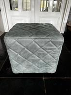 2 Maison Manon Poefen / hocker op Wieltjes, Gebruikt, Vierkant, Ophalen of Verzenden, Stof