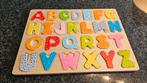 Alfabet puzzel hout, Ophalen of Verzenden, Zo goed als nieuw