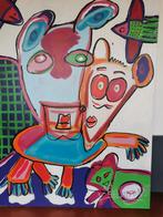 Modern art, Antiek en Kunst, Kunst | Schilderijen | Modern, Ophalen of Verzenden