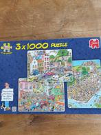 3x1000 stukjes puzzel, Jan van Haasteren, Hobby en Vrije tijd, Denksport en Puzzels, Ophalen, 500 t/m 1500 stukjes, Zo goed als nieuw