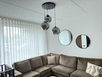 Luxe hanglamp met 3 glazen bollen