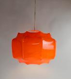 Hanglamp oranje space age van Ilka Plast, Huis en Inrichting, Lampen | Hanglampen, Ophalen of Verzenden, Gebruikt, Minder dan 50 cm