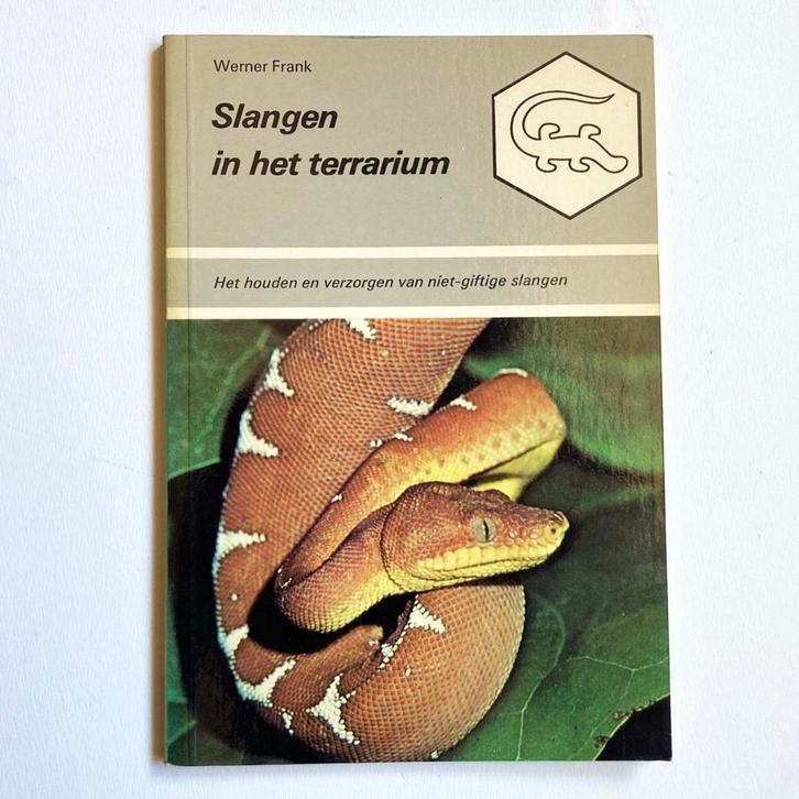 Werner Frank : Slangen in het terrarium (1983), Boeken, Dieren en Huisdieren, Gelezen, Reptielen of Amfibieën, Ophalen of Verzenden