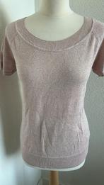 King Louie maat L roze glitter top tshirt 849, Maat 42/44 (L), Ophalen of Verzenden, Zo goed als nieuw, Korte mouw