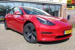 Tesla Model 3 Long Range AWD 75 kWh WIT LEER / UPGRADE / PAN, Automaat, 27 €/maand, Gebruikt, Zwart