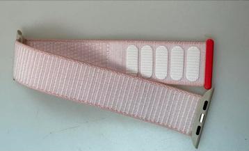 Apple Watch Nylon Bandje - Roze - Nieuw beschikbaar voor biedingen