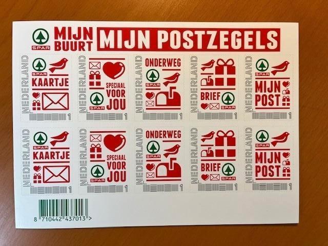 Vel persoonlijke postzegels Spar, Ophalen of Verzenden, Na 1940, Postfris