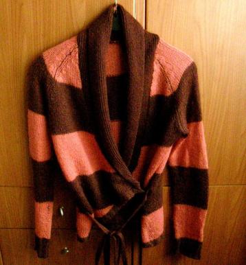 Divided by H&M jasje vest gebreid gehaakt 15% Mohair mt 40 beschikbaar voor biedingen