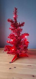 Rood kerstboompje met lichtjes, Diversen, Kerst, Ophalen, Gebruikt