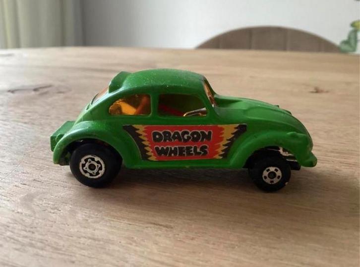 Dragon Wheels (Kever) van Matchbox nr.43 uit 1972, Hobby en Vrije tijd, Modelauto's | Overige schalen, Zo goed als nieuw, Auto