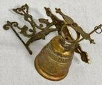 Vintage brons messing sier Klooster trekbel bel 1960 koper, Ophalen of Verzenden