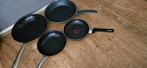 4 koekenpannen, kuhn rikon, tefal en ikea, Ophalen of Verzenden, Zo goed als nieuw, Koekenpan of Braadpan