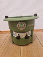 Origineel beccon 2 pits petroleumstel incl nieuwe lonten., Antiek en Kunst, Ophalen