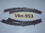 Vk-953 N Spoor Fleischmann Piccolo 9168/69 gebogen Wissels, Gelijkstroom, Fleischmann, Rails, Ophalen of Verzenden