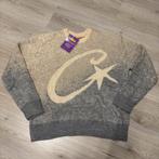 Corteiz C-Star Gradient Mohair Knit Sweater - Grey - Maat L, Kleding | Heren, Ophalen of Verzenden, Zo goed als nieuw, Maat 52/54 (L)
