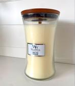 WoodWick Geurkaars - White Teak, Huis en Inrichting, Overige materialen, Wit, Nieuw, Ophalen of Verzenden