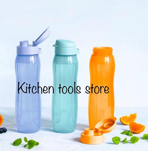 Tupperware eco slim fles 750ml sportdop set los voorraad, Huis en Inrichting, Keuken | Tupperware, Nieuw, Ophalen of Verzenden