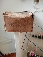 WW2 US Rantsoendoos - Ardennen Schuurvondst, Verzamelen, Militaria | Tweede Wereldoorlog, Ophalen of Verzenden