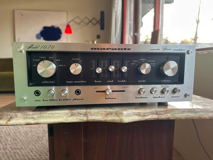 Marantz 1070 Stereo Versterker - Vintage Klassieker, Audio, Tv en Foto, Versterkers en Receivers, Gebruikt, Stereo, Minder dan 60 watt