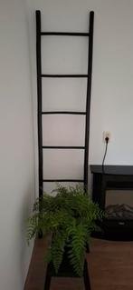 Zwarte decoratieve ladder - 220x51cm, Ophalen, Gebruikt