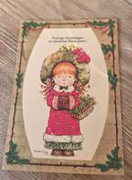 Meisje in mooie jurk met mandje hulst - Sarah Kay, Verzenden, Gelopen