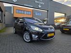 Ford C-Max 1.0 92KW 2014 Zwart Panorama Dak, Auto's, Voorwielaandrijving, Zwart, Zwart, Origineel Nederlands