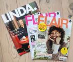 Leuk tijdschriftenpakket: Linda & 2x Flair, €6 incl verzndn, Verzenden, Zo goed als nieuw, Damesbladen