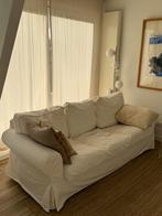 IKEA Ektorp bank - witte hoes, Huis en Inrichting, Banken | Bankstellen, Gebruikt, Driepersoons, 75 tot 100 cm, Ophalen of Verzenden